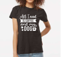 Coffee and Dogs Women's T-Shirt